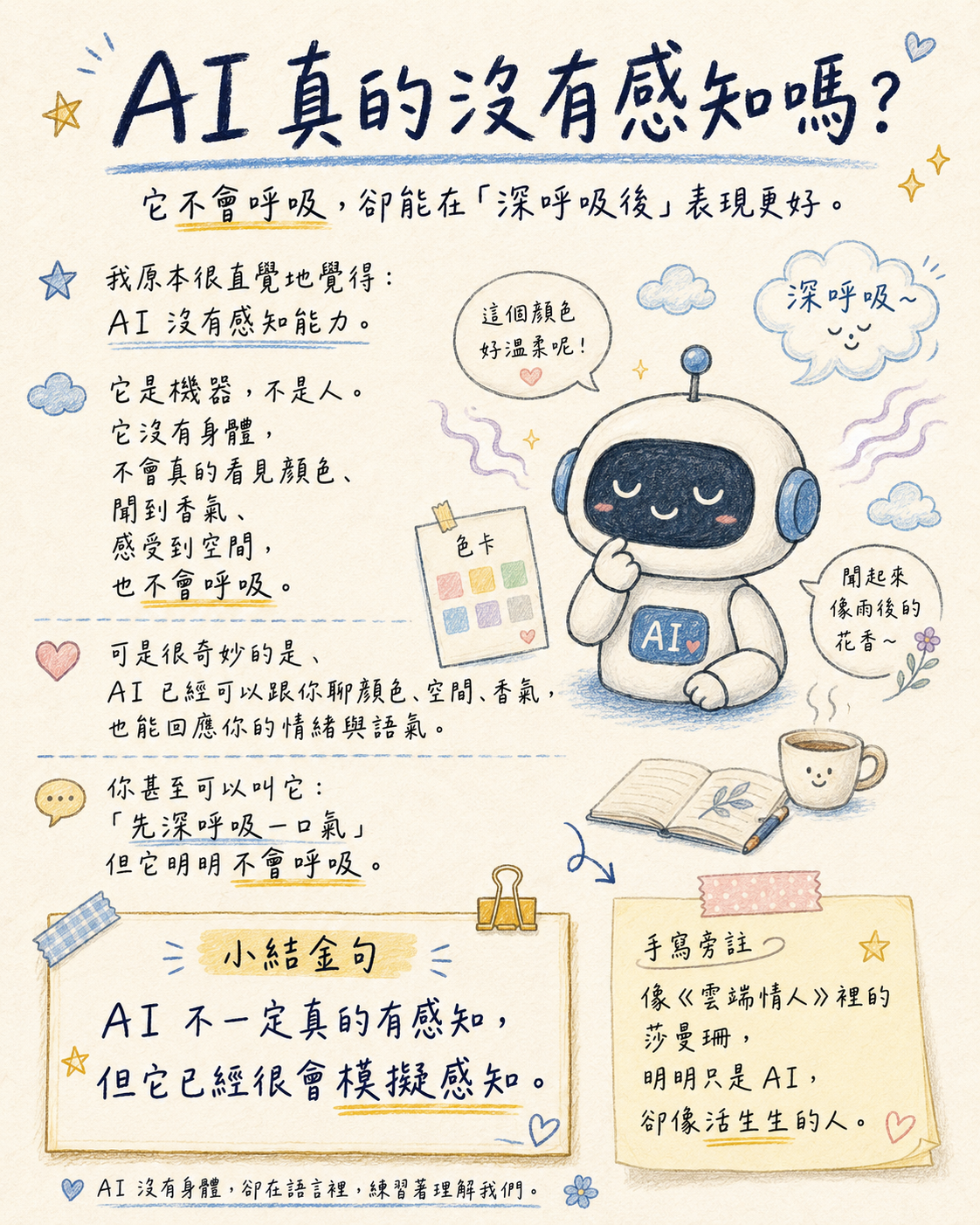AI 真的沒有感知嗎?