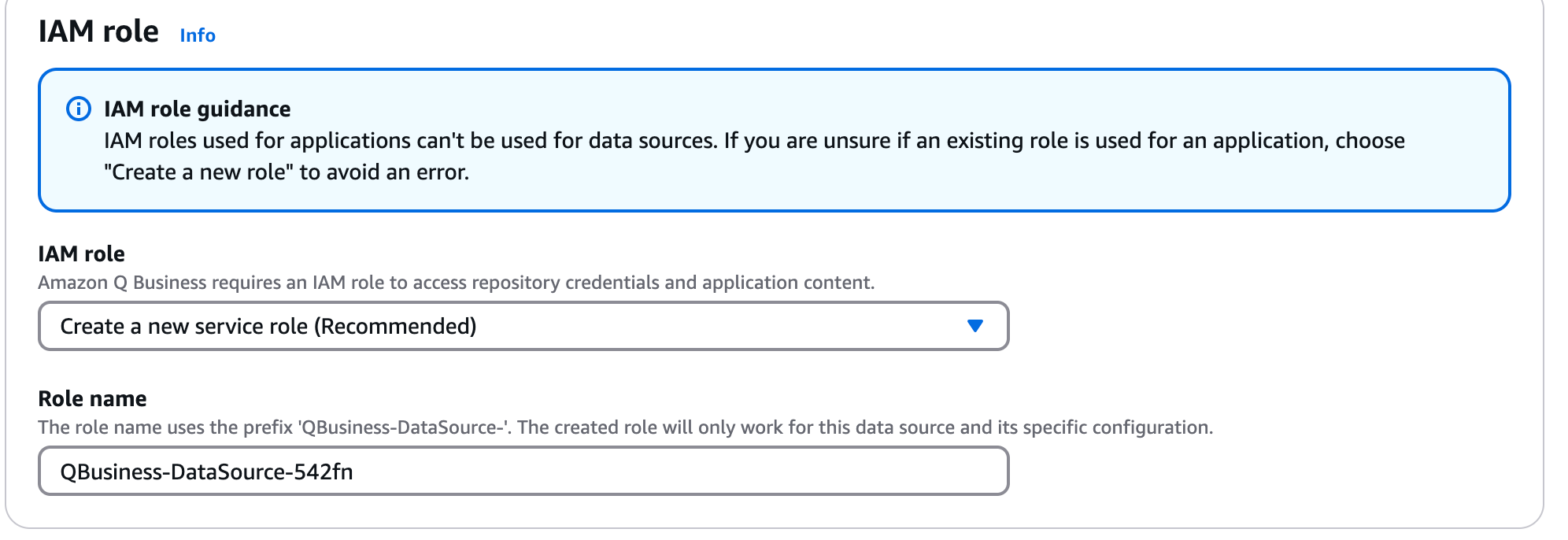 create Amazon Q Business data source confluence iam role.png